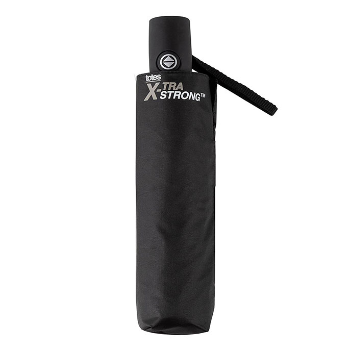 totes X-TRA STRONG® Mens Gloves & Umbrella Gift Set Black Extra Image 5